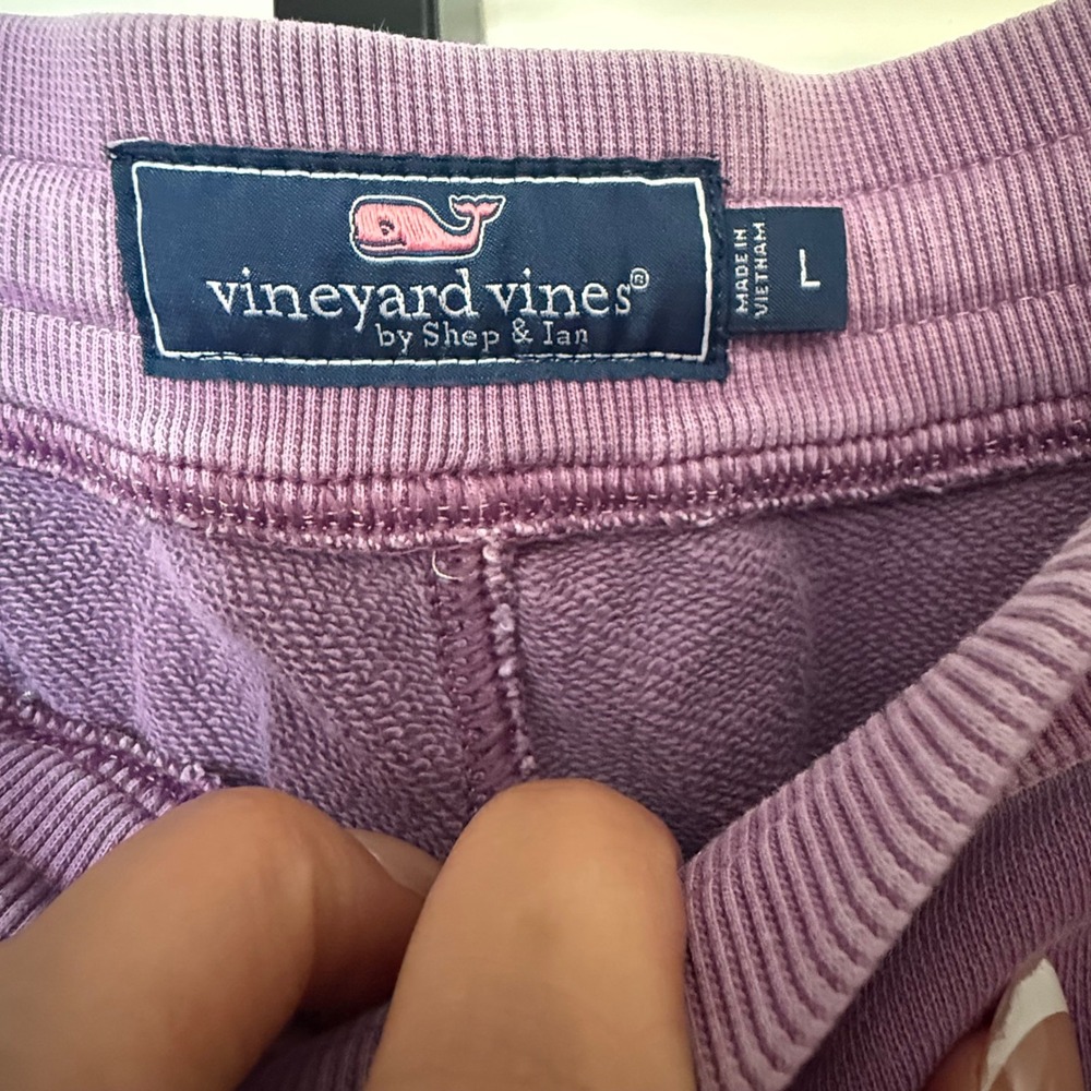 Vineyard Vines Womens Purple Cotton French Terry Jogger Sweatpants Large - Picture 6 of 10